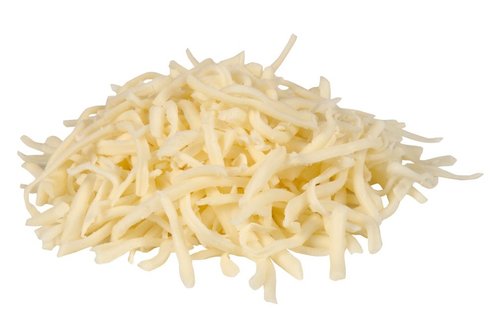 Shredded mozzarella cheese