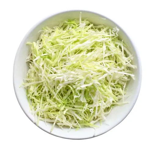 Finely shredded cabbage